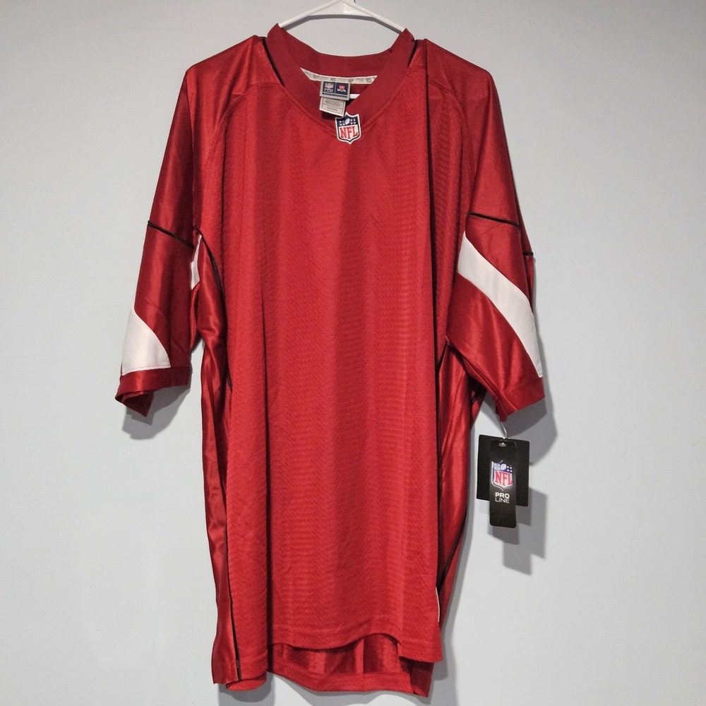 Pro Line Arizona Cardinals Men's Blank Jersey Size 2XL Red